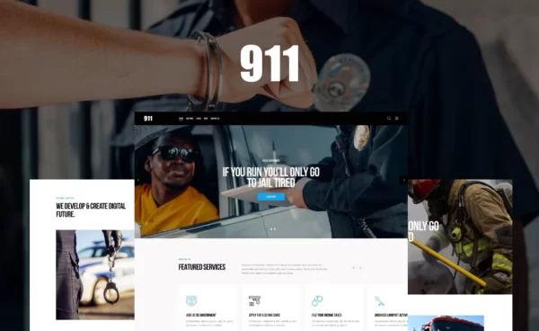 911 WordPress Theme 1.0 GPL Theme