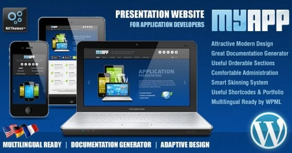 AIT – MyApp WordPress Theme 1.33 GPL Theme