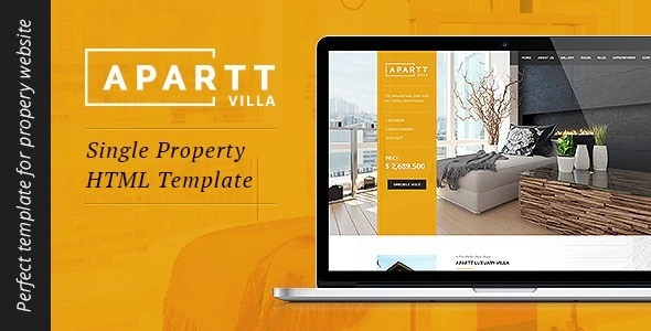 APARTT VILLA Single Property Real Estate WordPress Theme 2.6 GPL Theme