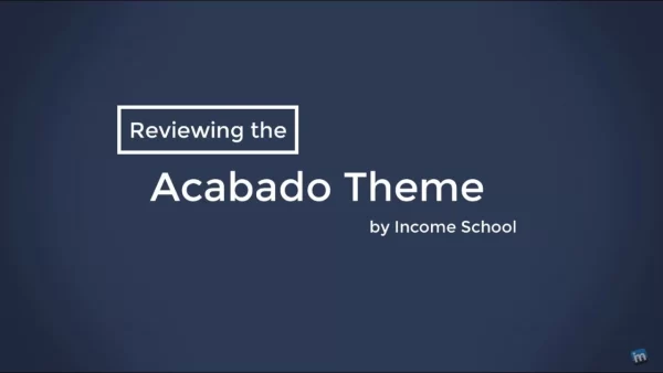 Acabado | Income School 1.3.2 GPL Theme