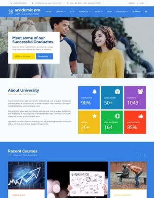 Academic Pro 2.3.6 GPL Theme