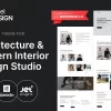 AccelDesign WordPress Theme for Architecture Modern Interior Design Studio 1.0.1破解版主题