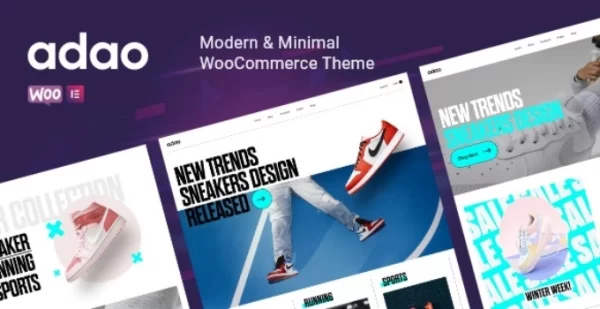 Adao Modern WooCommerce Theme 1.0.4 GPL Theme