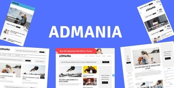 Admania Adsense WordPress Theme 2.5.2 GPL Theme