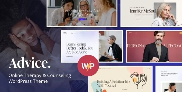 Advice Online Therapy Counseling WordPress Theme 1.2.0 GPL Theme