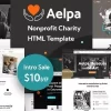 Aelpa Nonprofit Charity WordPress Theme 1.3破解版主题