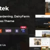 Agritek Agriculture Dairyfarm and Gardening WordPress Theme 4.1破解版主题