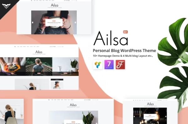 Ailsa Personal Blog WordPress Theme 1.6.1 GPL Theme