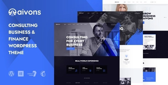 Aivons Business Consulting WordPress Theme 1.2 GPL Theme