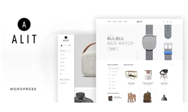 Alit Minimalist Responsive Woocommerce WordPress Theme 1.19 GPL Theme