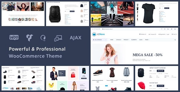 AllStore Universal WooCommerce WordPress Shop Theme 1.2.0 GPL Theme
