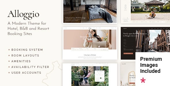 Alloggio Hotel Booking Theme 1.7.2 GPL Theme
