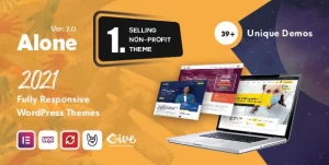 Alone – Charity Multipurpose Non-profit WordPress Theme 7.6.3 GPL Theme