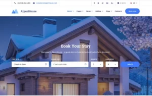Alpenhouse – WordPress Hotel Booking Theme 1.4.0 GPL Theme
