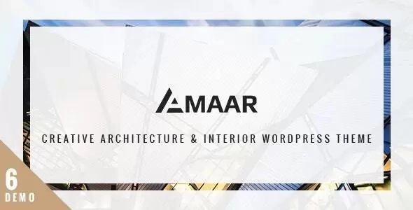 Amaar Creative Architecture Interior WordPress Theme 1.1.2 GPL Theme