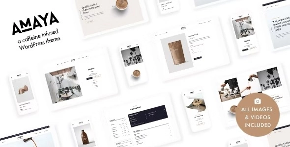 Amaya Coffee Shop WordPress Theme 2.15 GPL Theme