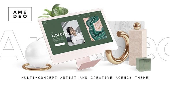 Amedeo Multi-concept Artist and Creative Agency Theme 1.4.1 GPL Theme