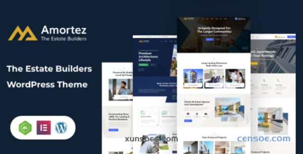 Amortez – Real Estate Group WordPress Theme + RTL 1.0.1 GPL Theme