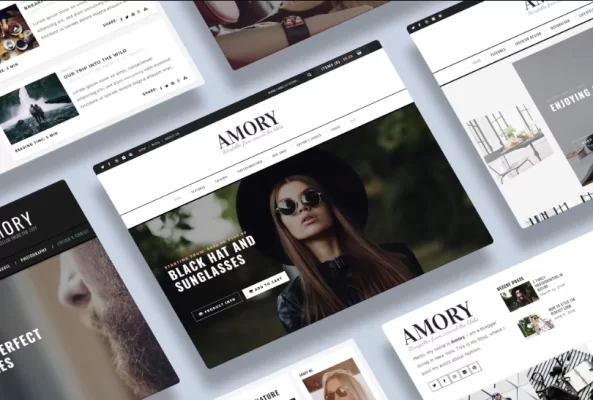 Amory Blog A Responsive WordPress Blog Theme 4.7 GPL Theme