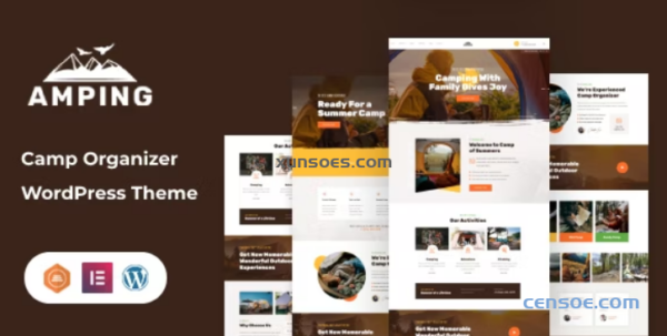Amping Camp Organizer WordPress Theme 1.3 GPL Theme