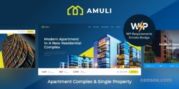 Amuli | Property Real Estate Marketplace WordPress Theme 2.3.0 GPL Theme