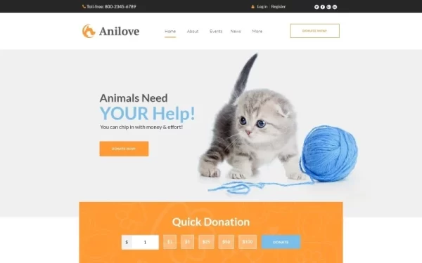 Anilove WordPress Theme 1.0.0 GPL Theme