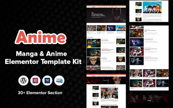Anime : Magazine Blog WordPress Theme 1.4 GPL Theme
