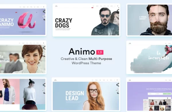 Animo – Creative Clean Multi-Purpose WordPress T 1.3 GPL Theme