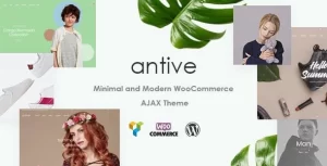Antive Minimal and Modern WooCommerce AJAX Theme 1.6.3 GPL Theme