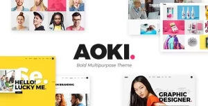 Aoki Creative Design Agency Theme 1.6.1 GPL Theme