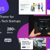 App SaaS Software Startup Tech Theme Stratus 4.2.4破解版主题