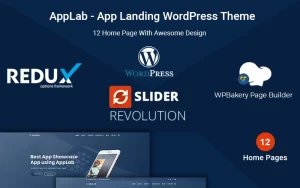 AppLab App Landing WordPress Theme 1.2 GPL Theme