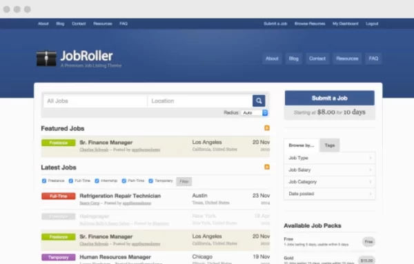 AppThemes JobRoller 1.9.4 GPL Theme