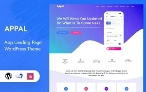 Appal App Landing Page WordPress Theme 1.0.0 GPL Theme