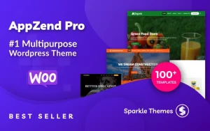 Appzend Pro Multipurpose WordPress Themes 1.0.5 GPL Theme