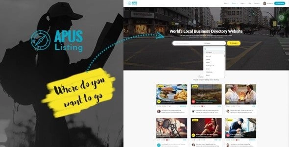 ApusListing 1.2.44 GPL Theme