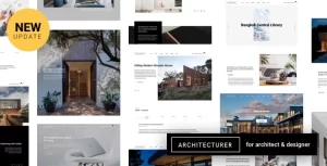 Architecturer WordPress for Interior Designer 3.7.11 GPL Theme