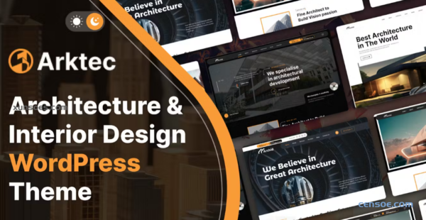 Arktec – Architecture Interior WordPress Theme 1.0 GPL Theme
