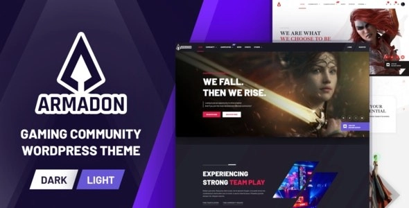 Armadon Gaming Community WordPress Theme 1.2.0 GPL Theme