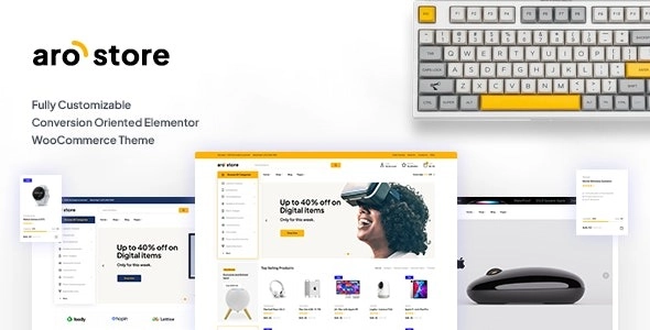 Arostore – Electronics Store WooCommerce Theme 1.0.6 GPL Theme