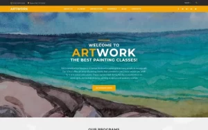 Art School Responsive WordPress Theme 1.0.0 GPL Theme