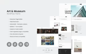 Artey Art Museum WordPress Theme 1.1.0 GPL Theme
