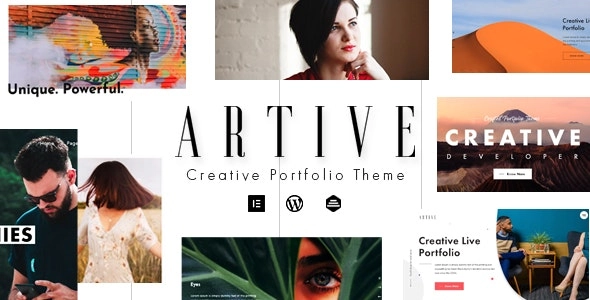 Artive Creative Portfolio Theme 1.0.0 GPL Theme