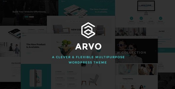 Arvo A Clever Flexible Multipurpose WordPress Theme 2.9 GPL Theme
