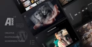 Ashade | Photography WordPress Theme 4.1 GPL Theme