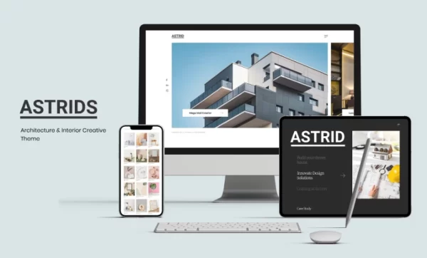Astrids Architecture, Interior Creative Theme 2.1.1 GPL Theme