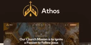 Athos Church WordPress Theme 1.0.0 GPL Theme