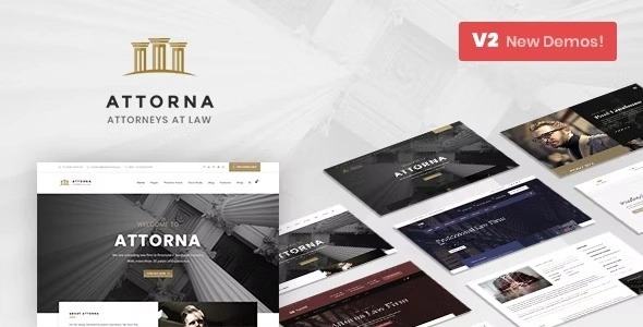 Attorna – Law, Lawyer Attorney 3.0.0 GPL Theme