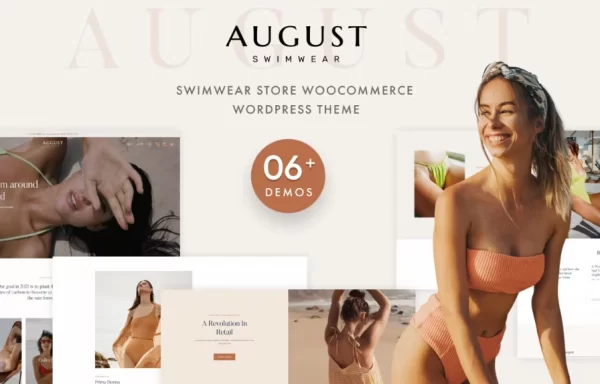 August Swimwear WooCommerce WordPress Theme 1.0.11 GPL Theme