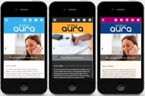Aura Premium Mobile Theme 1.6.3 GPL Theme